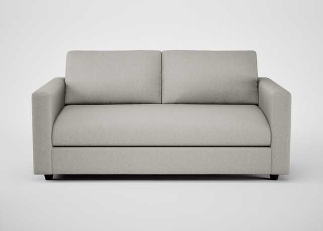 Heal's Nimbus 3 Seater Sofa Melton Wool Limestone Black
