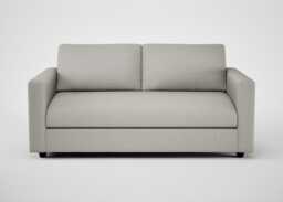 Heal's Nimbus 3 Seater Sofa Melton Wool Limestone Black
