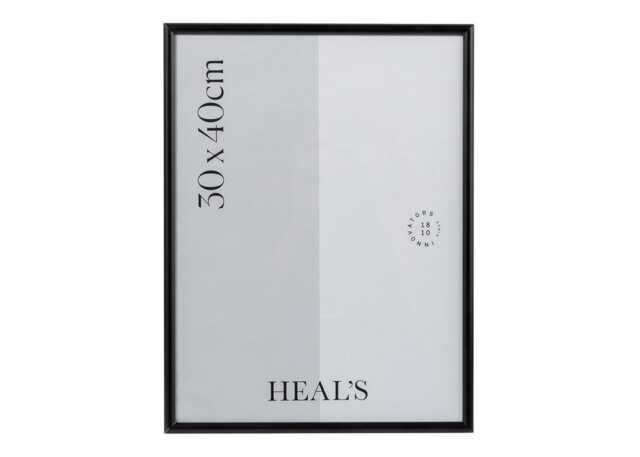 Heal's Gallery Aluminium Frame Black 30 x 40cm