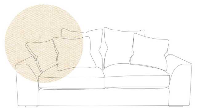 Heal's Cumulus 4 Seater Sofa Cotton Grain Black Feet