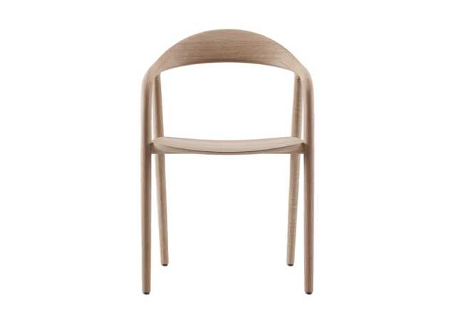 Artisan Neva Dining Chair Oak White Oil Wooden Seat - image 1