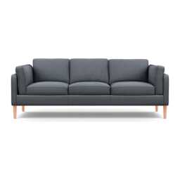 Heal's Sonno 4 Str Sofa Siena Cotton Shale Grey Natural Feet - thumbnail 1
