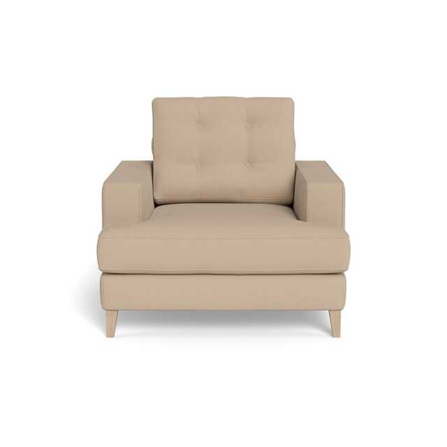 Heal's Mistral Armchair Capelo Linen-Cotton Bamboo Natural Beech Feet - image 1