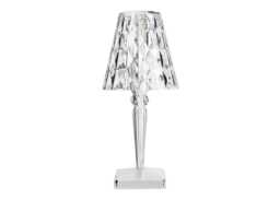 Kartell Big Battery LED Portable Table Lamp Crystal - thumbnail 1