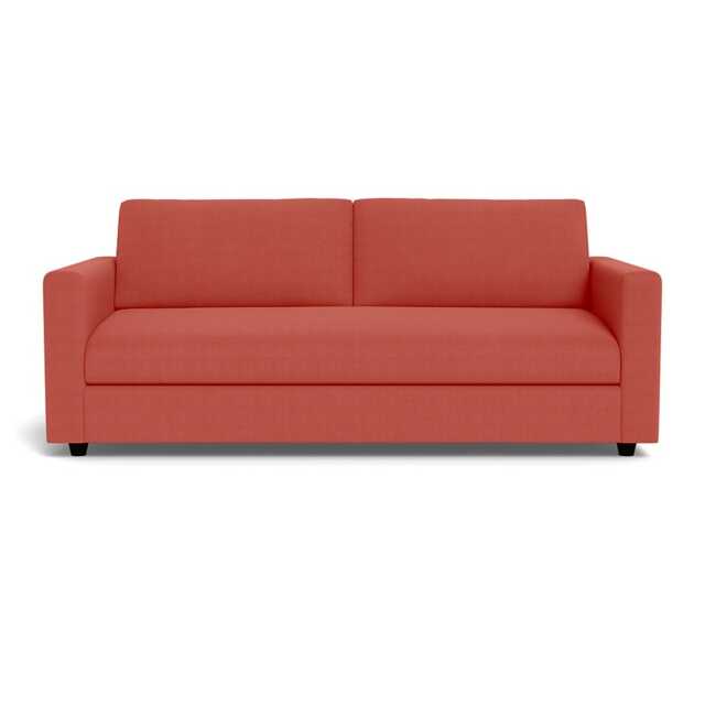 Heal's Nimbus II 4 Seater Sofa Linen Grenadine Black Feet