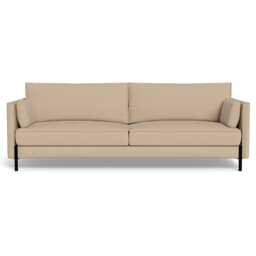 Heal's Tortona 4 Seater Sofa Capelo Linen-Cotton Bamboo Black Feet - thumbnail 1