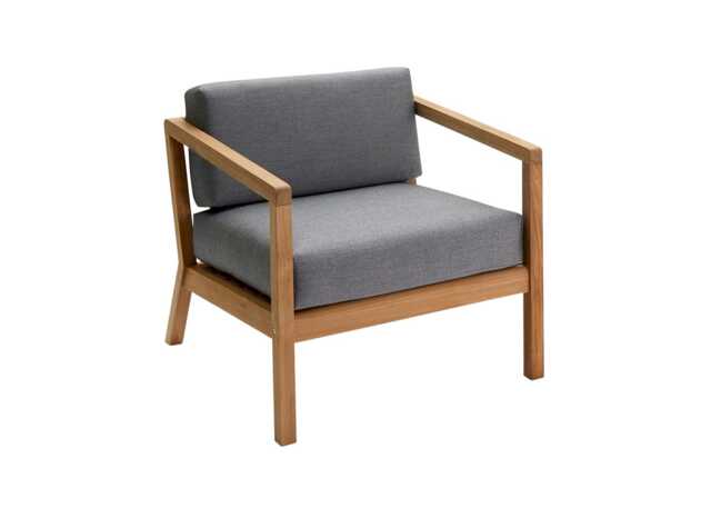 Fritz Hansen Virkelyst Outdoor Lounge Chair in Ash
