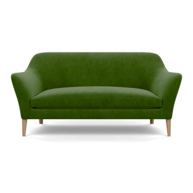 Heal's Wallis 3 Seater Sofa Smart Luxe Velvet Grass Tinted Ash Feet - image 1