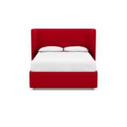 Heal's Monroe Headboard King Melton Wool Red Oxide