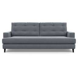 Heal's Mistral 4 Seater Sofa Textured Boucle Steel Black Feet