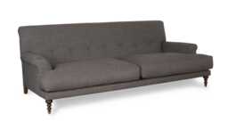 Scp Oscar 3 Seater Informal Sofa Melton Wool Limestone Walnut Feet - thumbnail 2