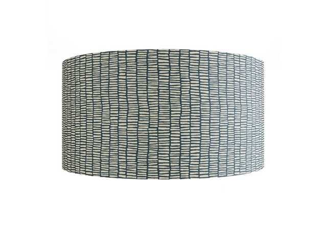 Shropshire Shades Tocca Lampshade Denim 60 x 30cm