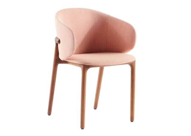 Artisan Mela Dining Chair Walnut Steelcut Trio 515