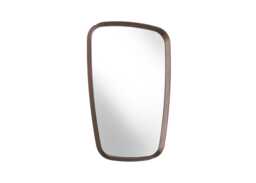 Porada Mix 1 Rectangular Wall Mirror Canaletta Walnut