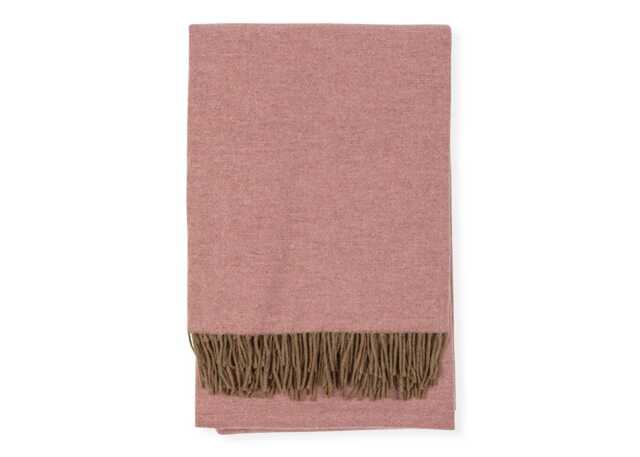 Heal's Two Tone Merino Throw Rose - image 1