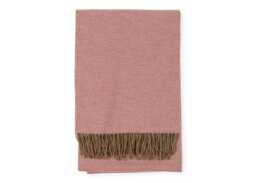Heal's Two Tone Merino Throw Rose - thumbnail 1
