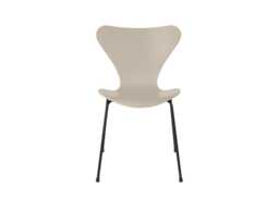Fritz Hansen Series 7 Chair Coloured Ash Light Beige Black Legs