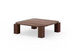 New Works Atlas Coffee Table Fumed Oak 82 x 82cm