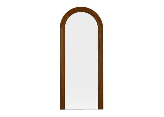 Heal's Oxbow Textured Arch Mirror Dark Oak - image 1