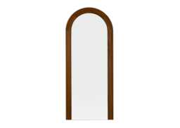 Heal's Oxbow Textured Arch Mirror Dark Oak
