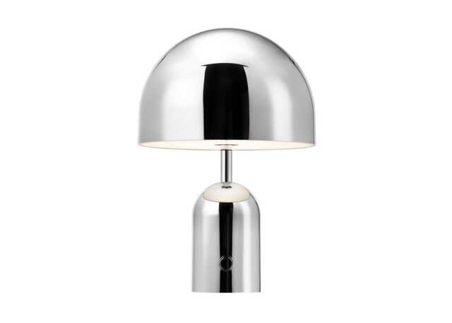 Tom Dixon Bell LED Portable Table Lamp Silver