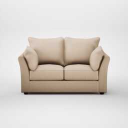 Heal's Tailor 2 Seater Sofa Smart Cotton Linen Rice Walnut Stained Feet - thumbnail 2