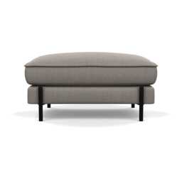 Heal's Tortona Footstool Broad Weave Pebble - thumbnail 1