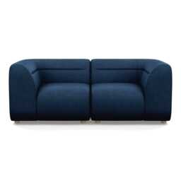 Heal's Lilli 2 Seater Sofa Capelo-Linen Inkspot Natural Beech Feet - thumbnail 1
