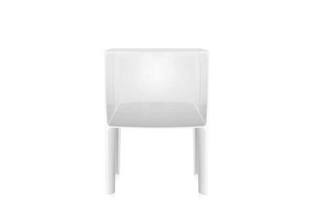 Kartell Ghost Buster Small Side Table in Flat White