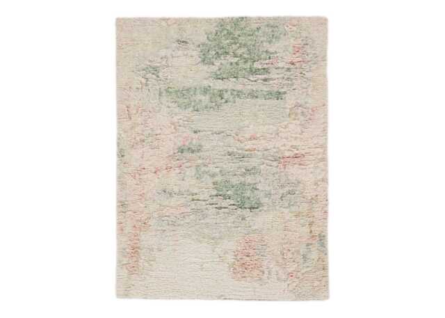 Rezas Eternity Rug Pastel Palms Silver Pink 250 x 350cm
