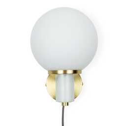 Heal's Globe Wall Light White Marble - thumbnail 1