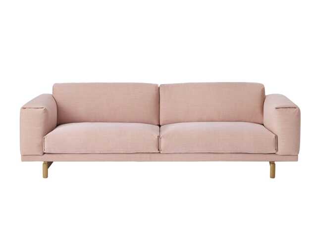 Muuto Rest 3 Seater Sofa Steelcut Trio 515 Pink