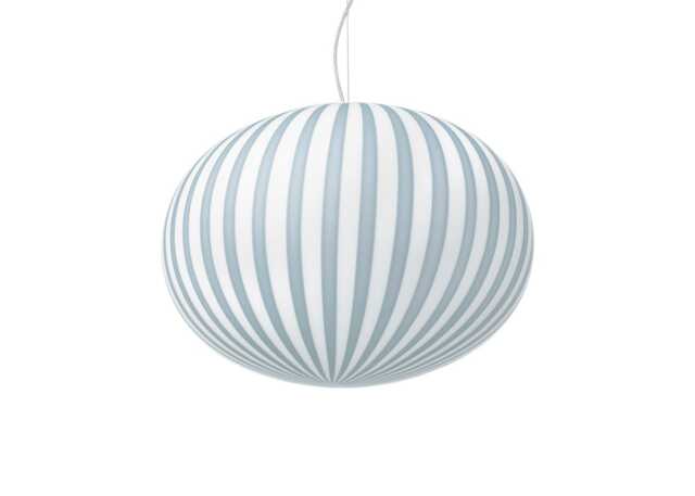 Established & Sons Filigrana S3 Ellipse Pendant Light White/Blue