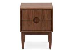 Heal's Amira Bedside Chest in Walnut - thumbnail 1