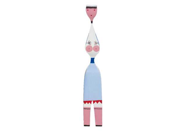 Vitra Girard Wooden Doll No. 7 Bare Lady with Blue Skirt
