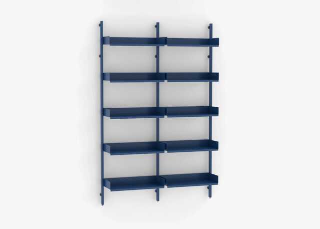 Case Slot Shelving 600 + 600 Extension Kit Deep Blue