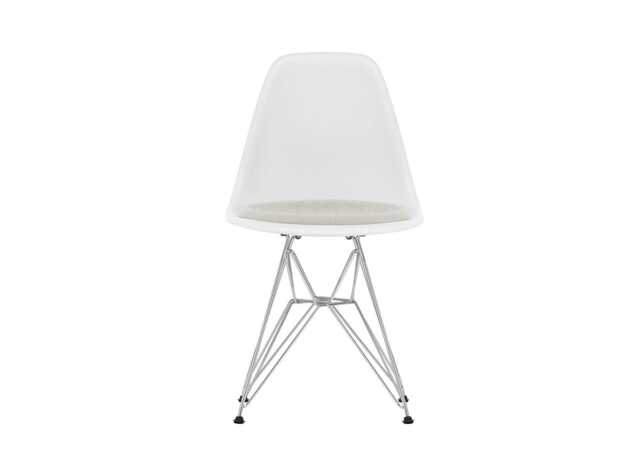 Vitra Eames DSR Side Chair New Height 85 Cotton White - image 1