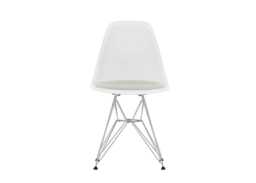 Vitra Eames DSR Side Chair New Height 85 Cotton White