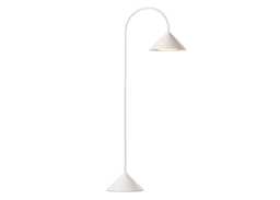 Frandsen Grasp LED IP44 Portable Table Lamp Matt White Tall