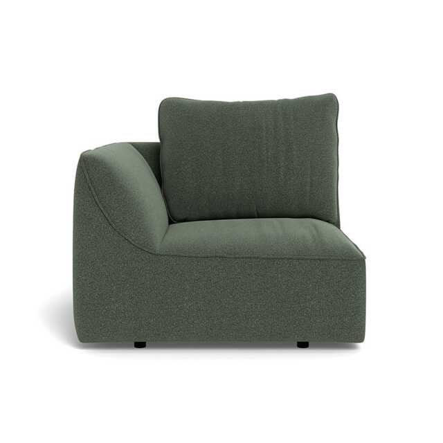 Heal's Morven Left Hand Facing Single Unit Boucle Fern