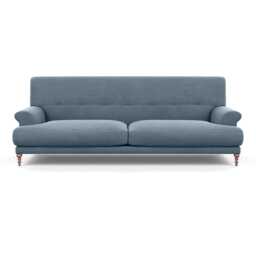 Scp Oscar 3 Seater Informal Sofa Capelo Linen-Cotton Mineral Walnut Feet - thumbnail 1
