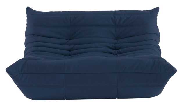 Ligne Roset Togo 2 Seater Sofa Alcantara Powder Blue