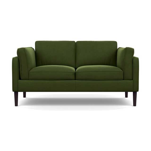 Heal's Sonno 2 Seater Nobilis Velvet Leaf Wenge Black Feet