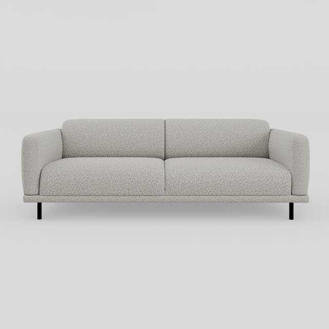 Heal's Harri 4 Str Sofa Chunky Boucle Ecru