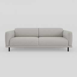 Heal's Harri 4 Str Sofa Chunky Boucle Ecru