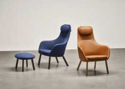Vitra HAL Lounge Chair, Cognac Leather Oak Legs - thumbnail 2
