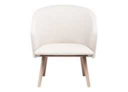 De La Espada Saia Lounge Chair in Oak and Sunniva 717