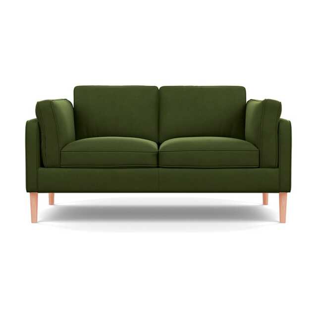 Heal's Sonno 2 Str Sofa Nobilis Velvet Leaf 18 Natural Feet