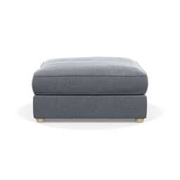 Heal's Tailor Footstool Boucle Steel Natural Beech Feet