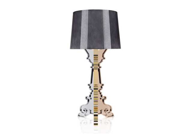 Kartell Bourgie Table Lamp Metallic Multi Titanium